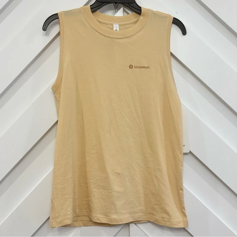 NWT Lululemon All Yours Graphic Tank Top In Prosecco Size 2